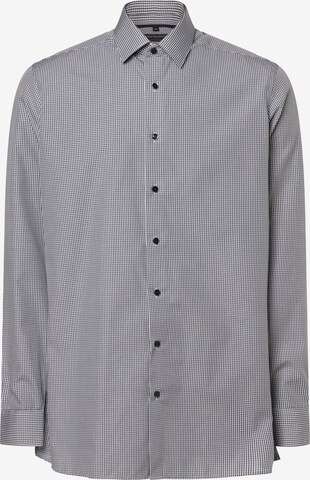 Finshley & Harding Button Up Shirt in Blue: front