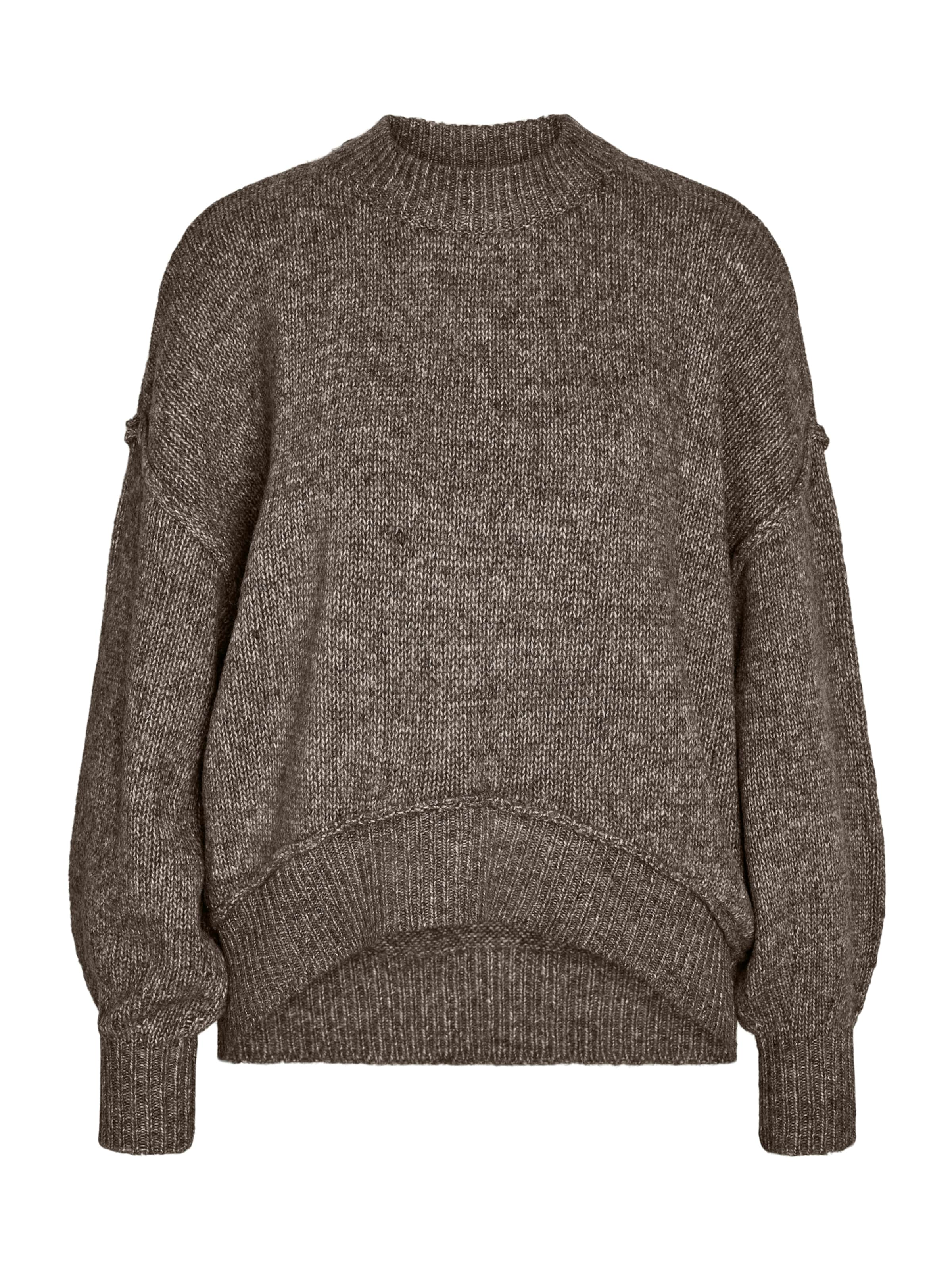 Noisy may Sveter 'NMLUISA' - Hnedá: predná strana