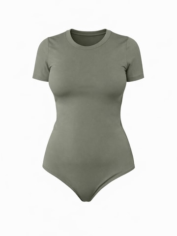 LEAFLETIC Bodysuit in Green: front