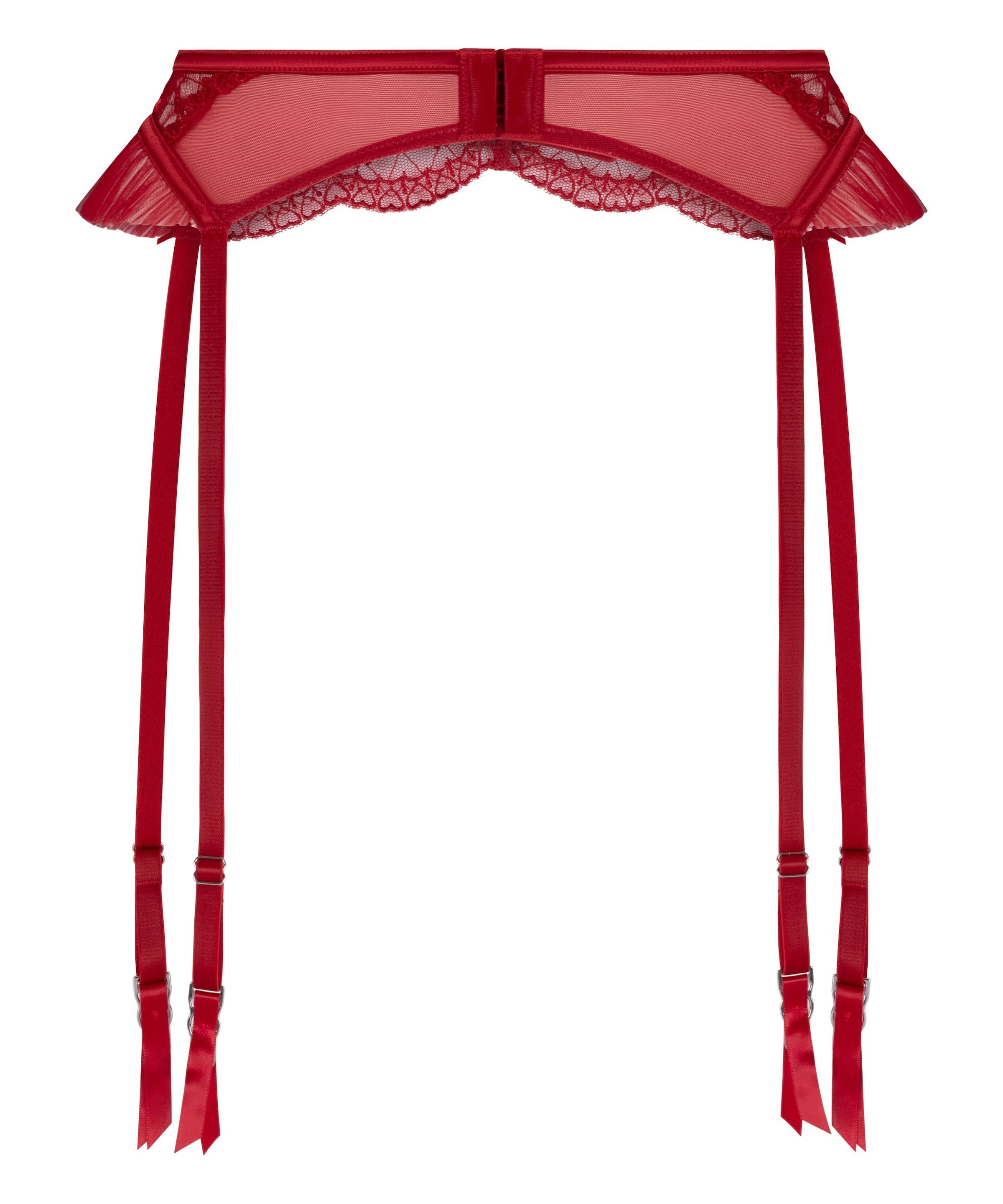 Hunkemöller Jarretels 'Cordelie' in Rood