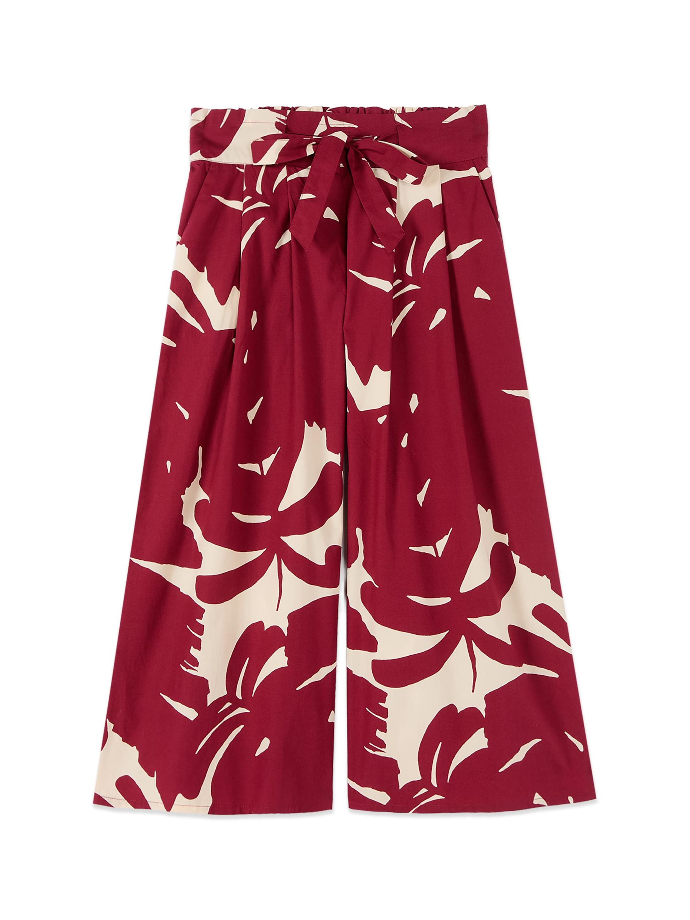 oltre Wide Leg Hose‌‌‌ in Rot: Vorderseite