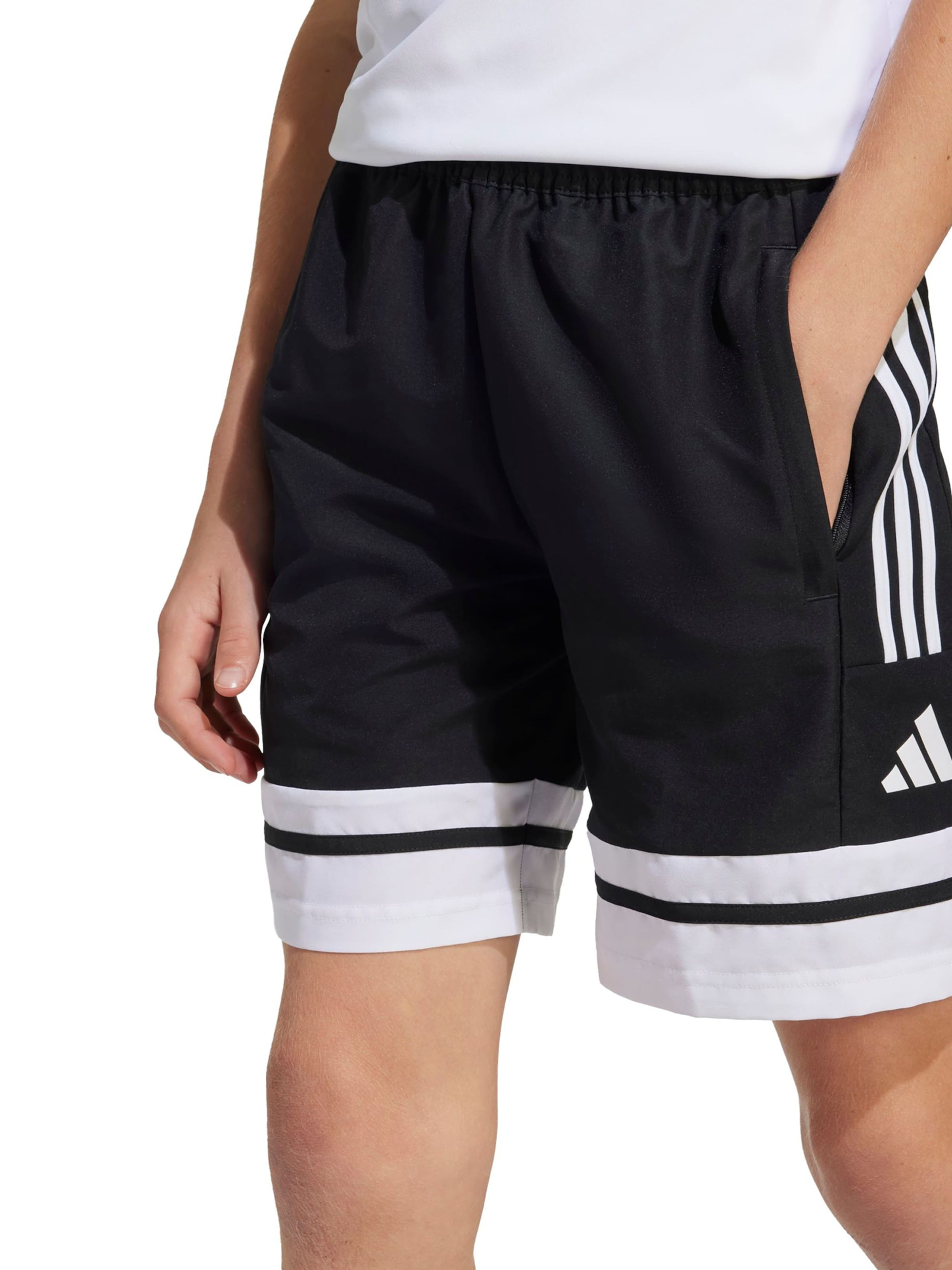 ADIDAS PERFORMANCE Normální Sportovní kalhoty 'Squadra 25 Downtime' – černá