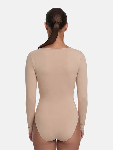 cfab Shapingbody 'Bodysuit Sculpting Shapewear Longsleeve mit Slip' i beige