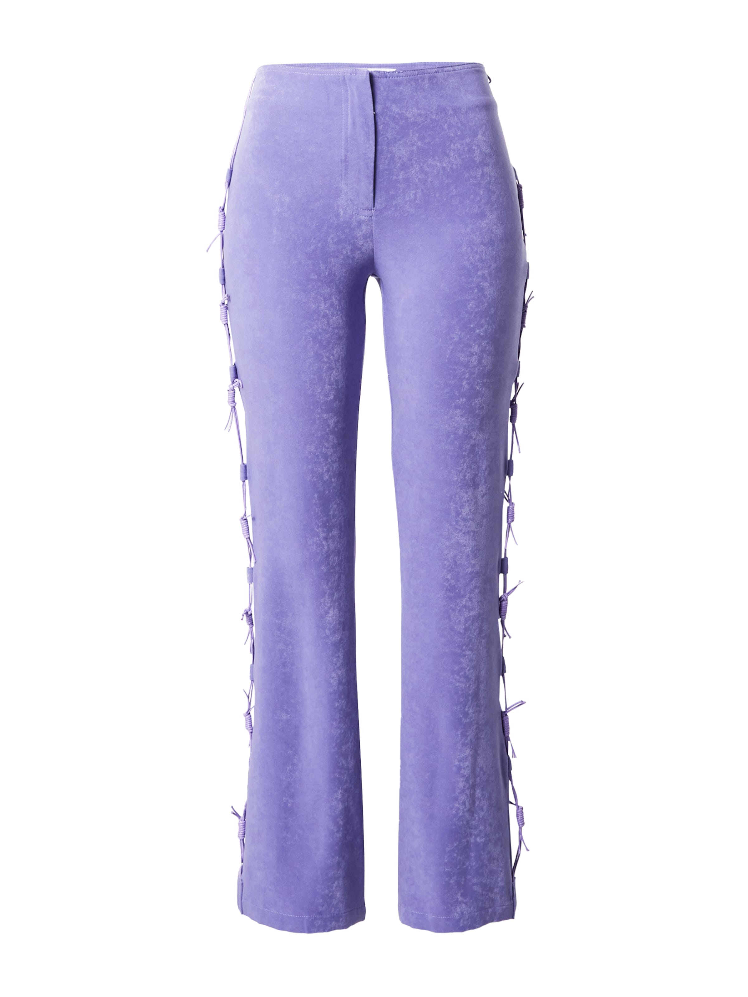 évasé Pantalon 'CRAFT' House of Sunny en violet : devant