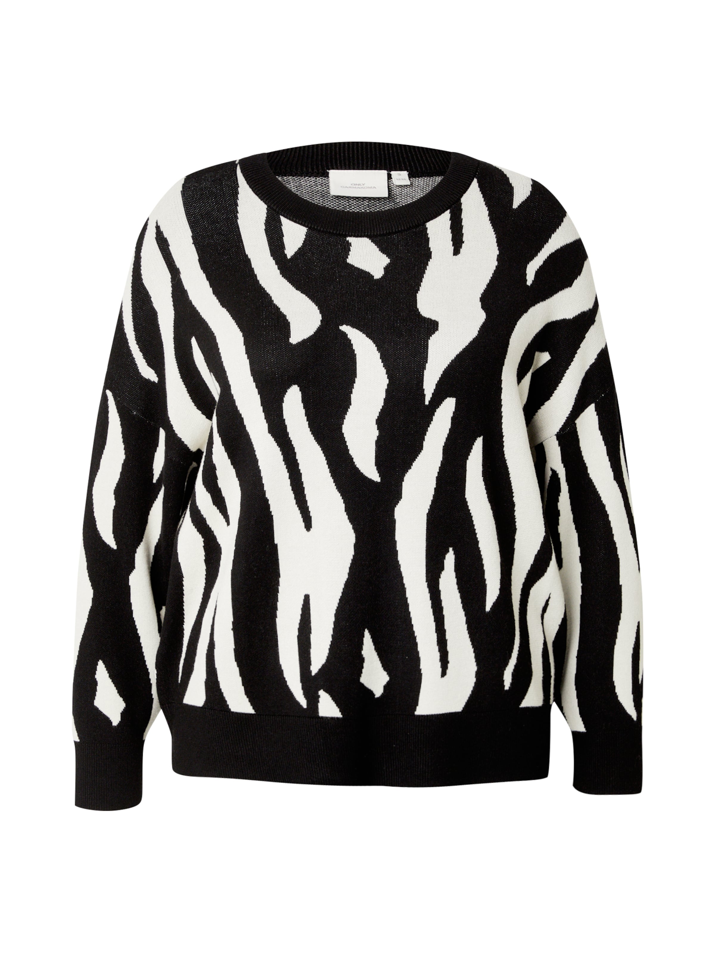 ONLY Carmakoma Πουλόβερ 'CARMakoma' σε μαύρο: μπροστά