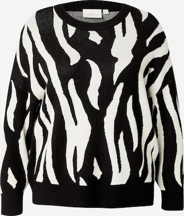 juoda ONLY Carmakoma Megztinis 'CARMakoma': priekis