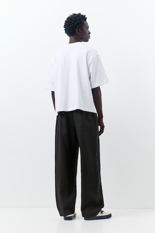 Pull&Bear Baggy Nadrág - fekete