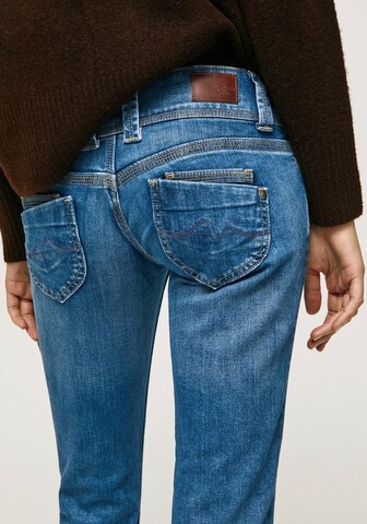 Pepe Jeans Slimfit Jeansy 'Venus' w kolorze niebieski