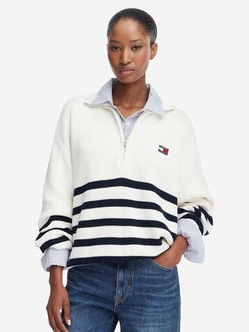 Tommy Jeans - Jersey 'DW0DW22928' en blanco: frente