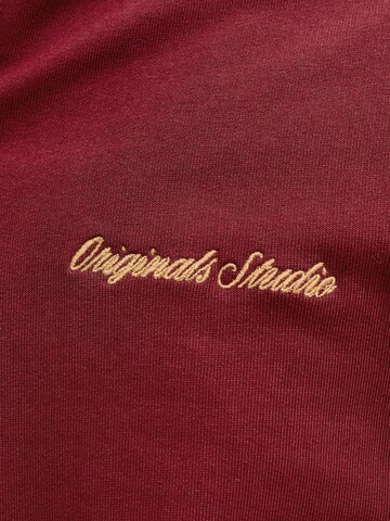 JACK & JONES Sweatshirt 'JORNorrebro' in Red