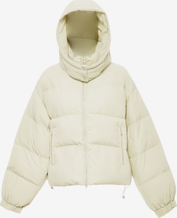 MYMO Between-season jacket in White: front