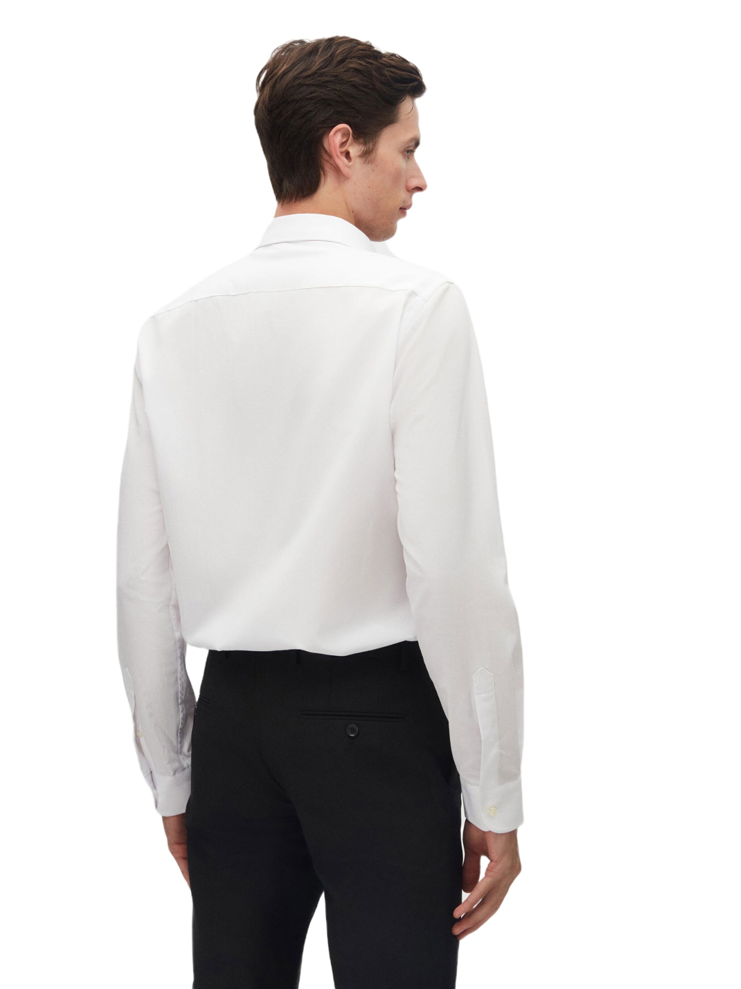 D’S Damat Regular fit Zakelijk overhemd in Wit