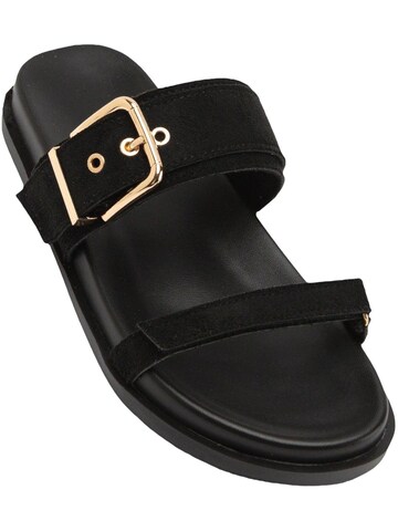 Limoya Mules 'Anelia' in Black: front