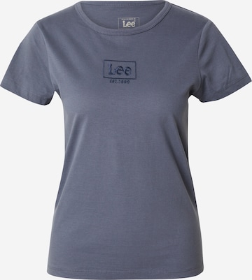 Lee Shirt in Blauw: voorkant