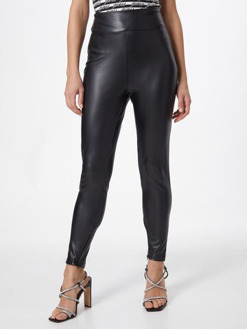 Skinny Leggings 'Priscilla' de la GUESS pe negru: față