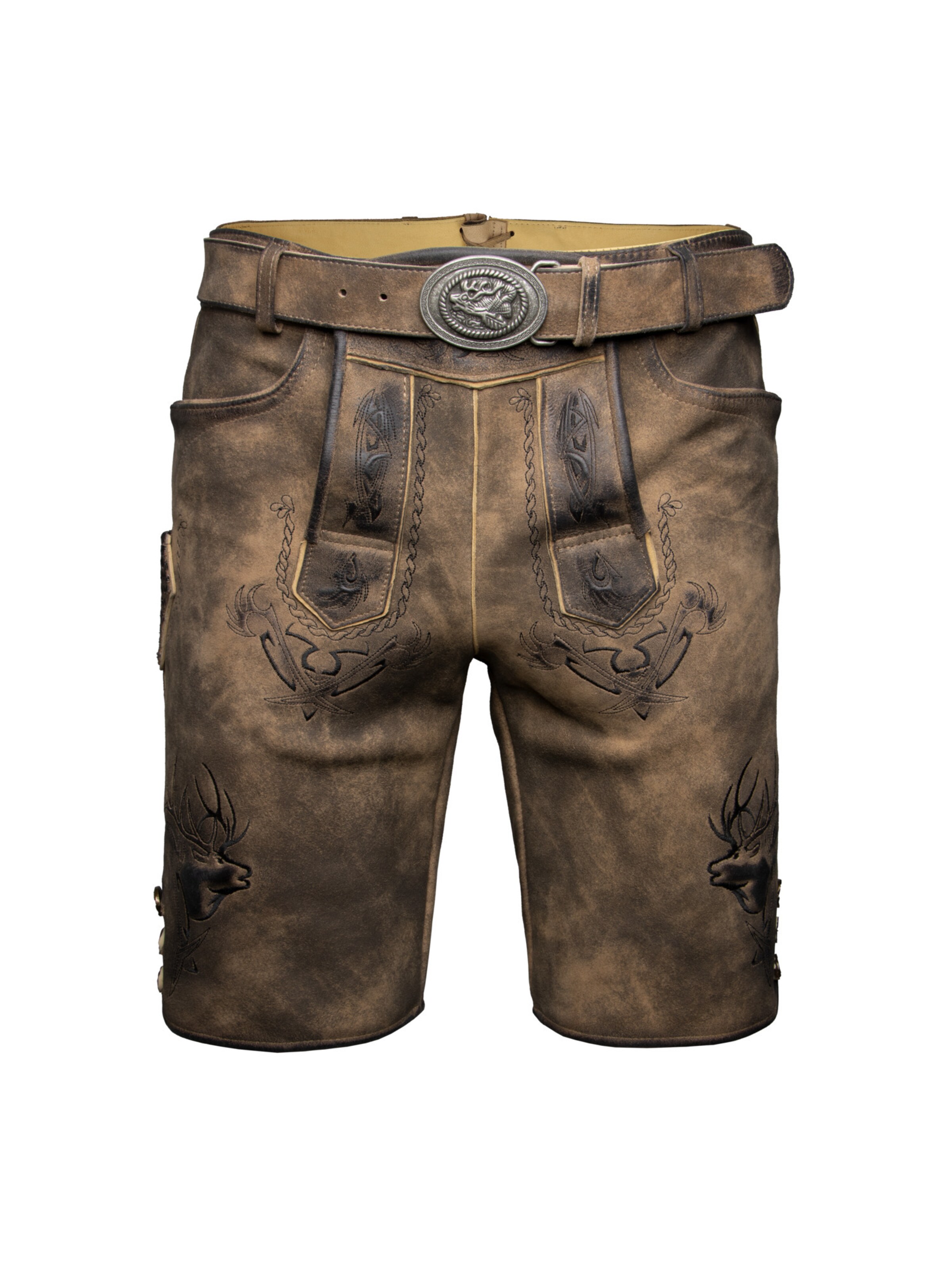 Country Maddox Regular Traditional Pants 'Urgsee' in Brown: front