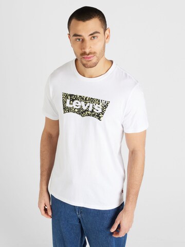 LEVI'S ® regular Μπλουζάκι σε λευκό: μπροστά