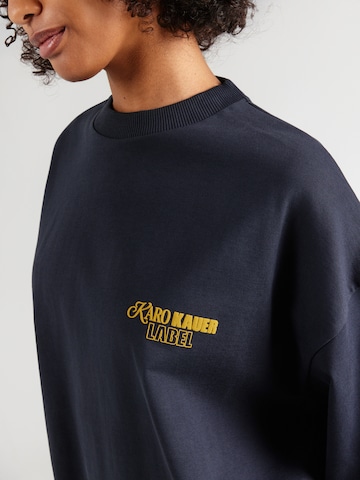 T-shirt 'No Hustle' Karo Kauer en bleu