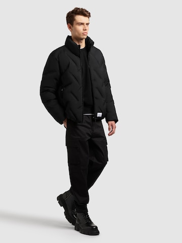 Veste d’hiver 'Clover' khujo en noir