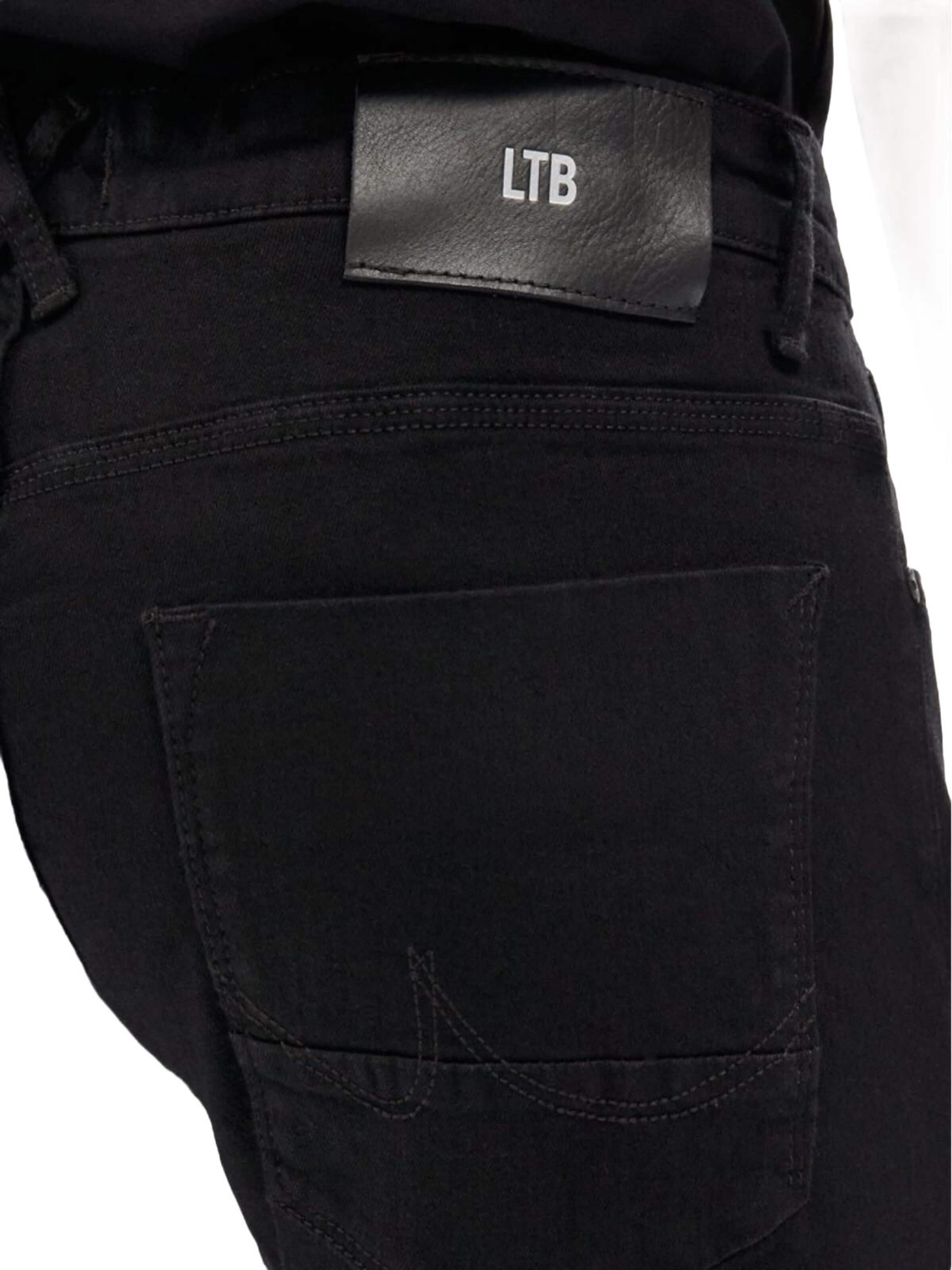 LTB Jeans - Slimfit Vaquero 'LTB Jeans Herren Joshua Skinny Leg Low Waist Jeanshose' en negro