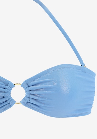 LASCANA - Bandeau Biquíni em azul