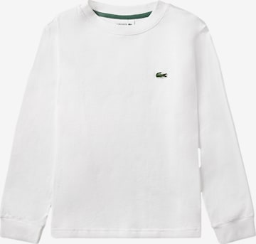 Maglietta di LACOSTE in bianco: frontale
