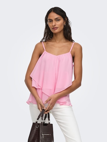 rozā JDY Topiņš: no priekšpuses