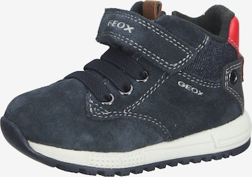 GEOX First-Step Shoes in Blue: front