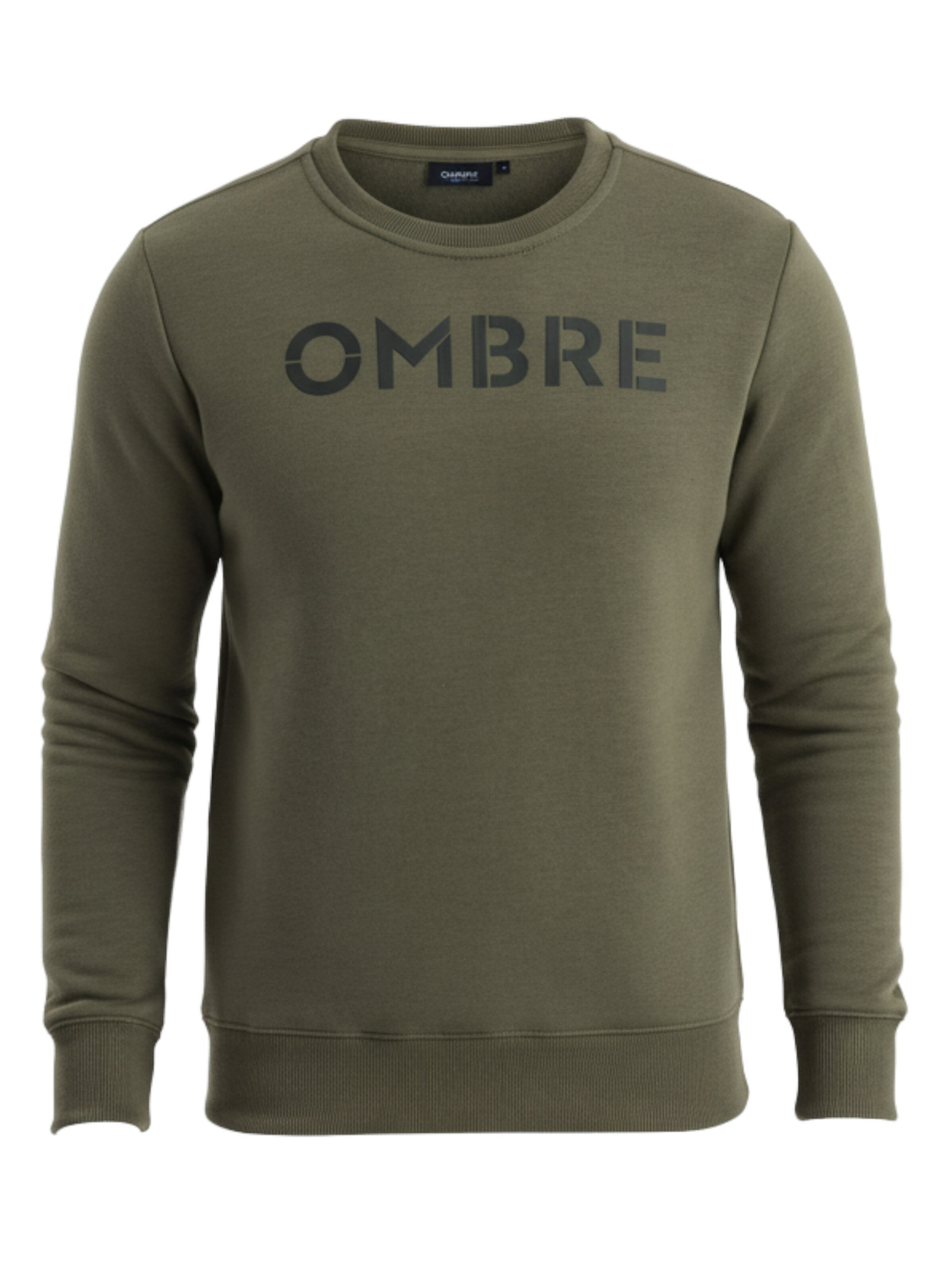 Ombre Sweatshirt 'OM-SSPS-0181' in Groen: voorkant