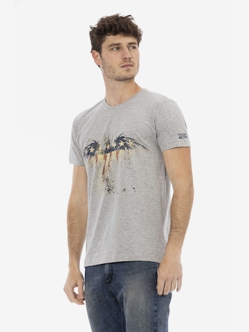 T-Shirt Trussardi en gris : devant