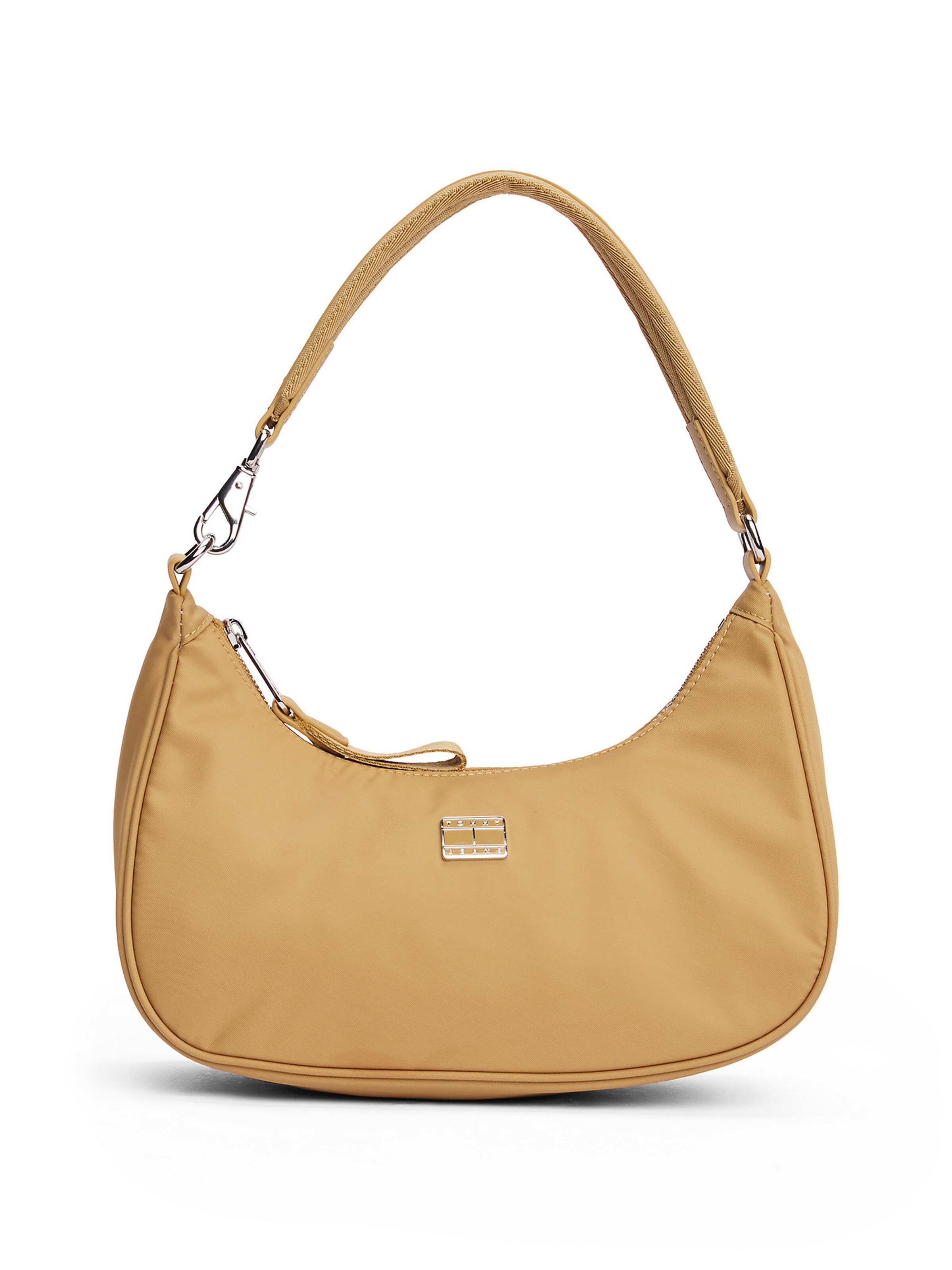 Sac bandoulière Tommy Jeans en marron : devant