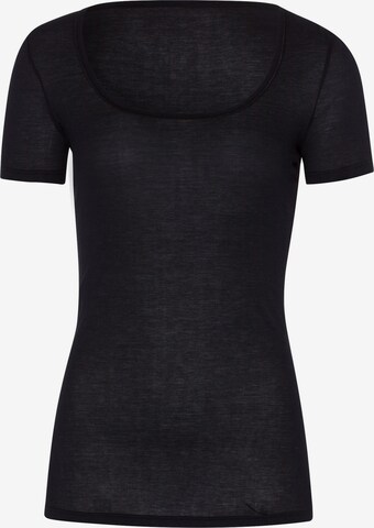 Hanro T-Shirt ' Ultralight ' in Schwarz: predná strana