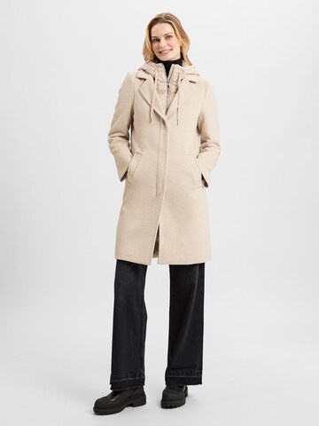 s.Oliver Between-seasons coat in Beige: front