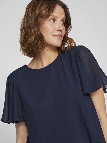 VILA Bluse in Blau