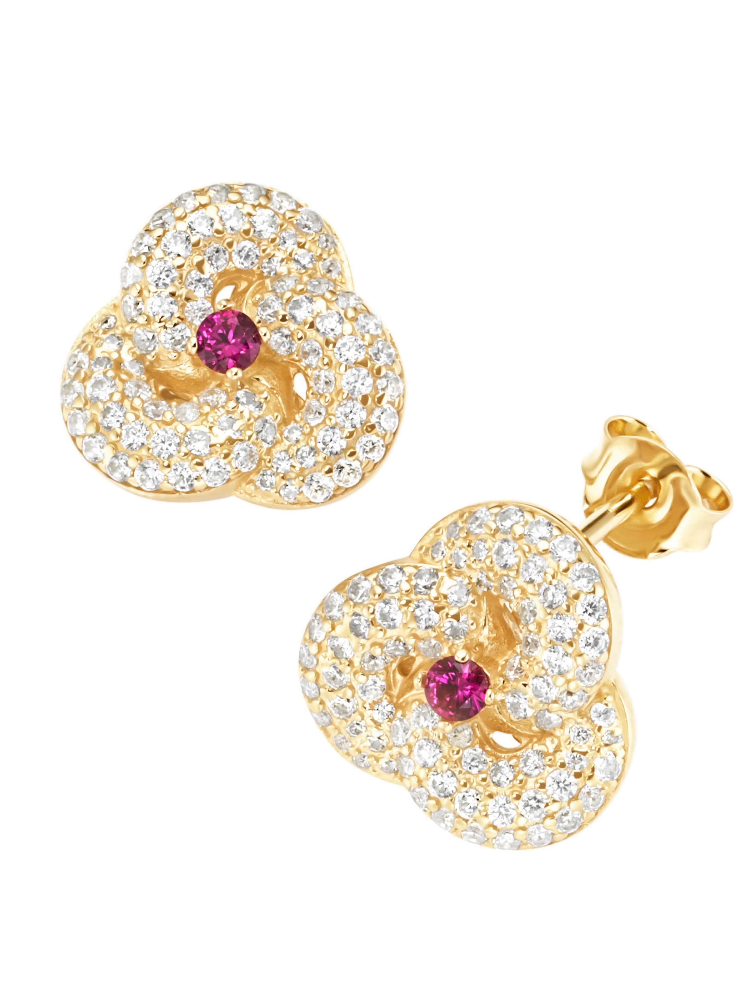 Smart Jewel - Brincos em ouro: frente