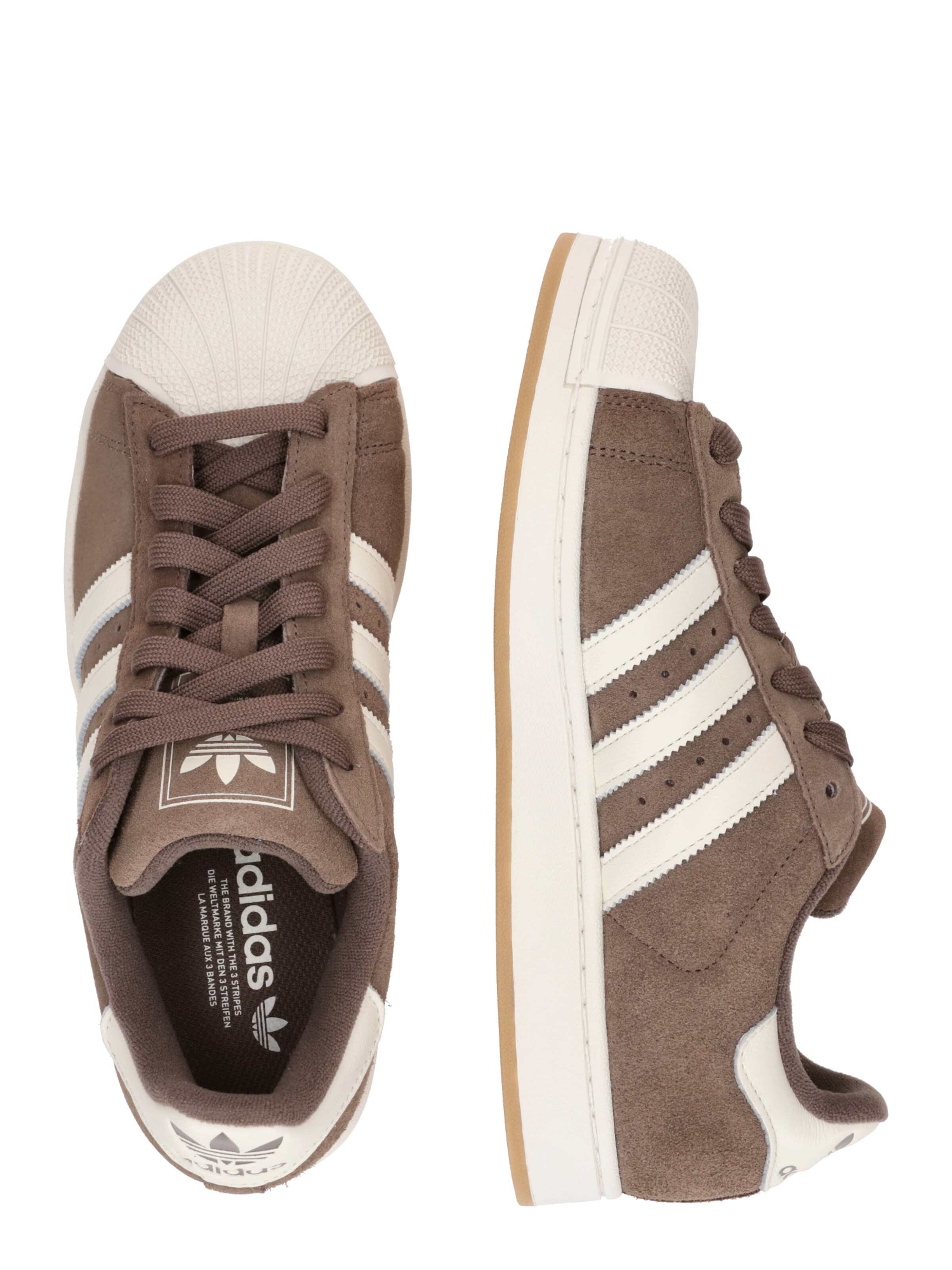 ADIDAS ORIGINALS Trainers 'SUPERSTAR II' in Brown