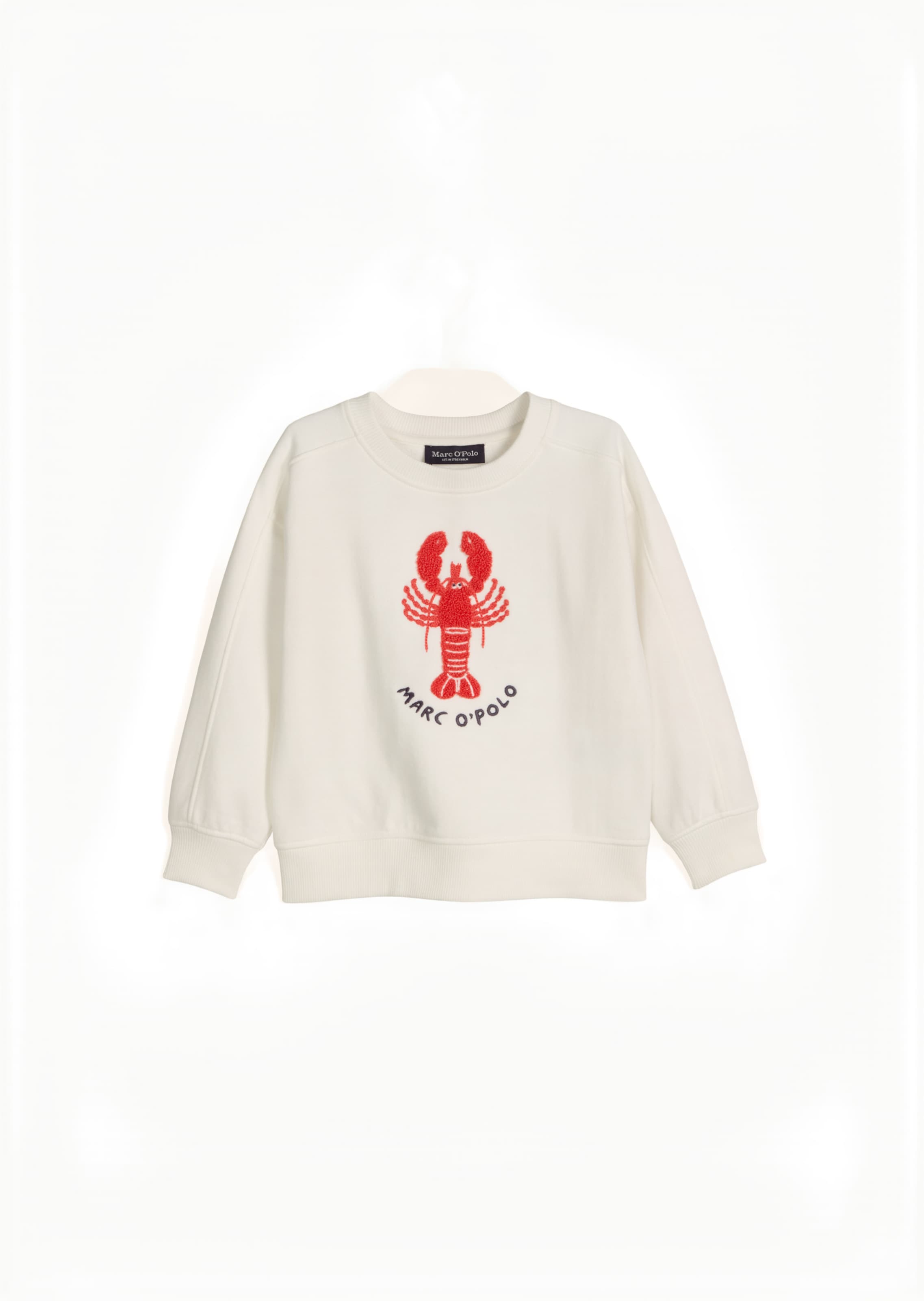 Marc O'Polo Sweatshirt ' aus reinem Organic Cotton ' in White, Item view