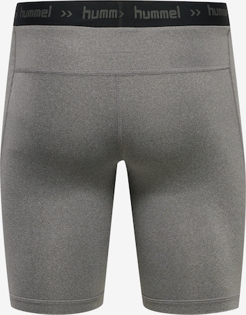 Hummel Skinny Sporthose in Grau