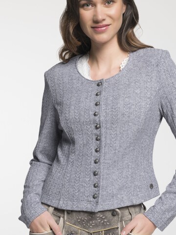 SPIETH & WENSKY Knitted costume cardigan 'Dietzing' in Grey