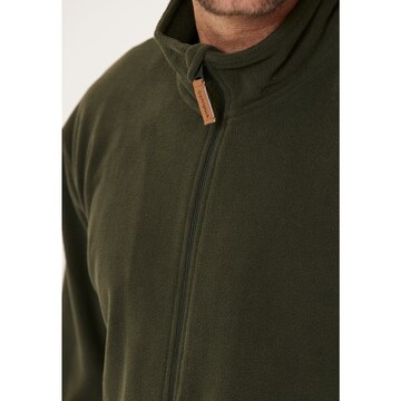 Gipfelglück Athletic Fleece Jacket 'Michl' in Green