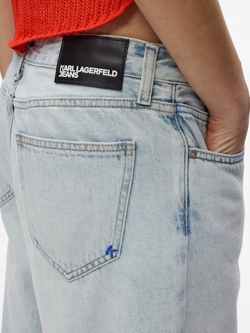KARL LAGERFELD JEANS Regularen Kavbojke | modra barva