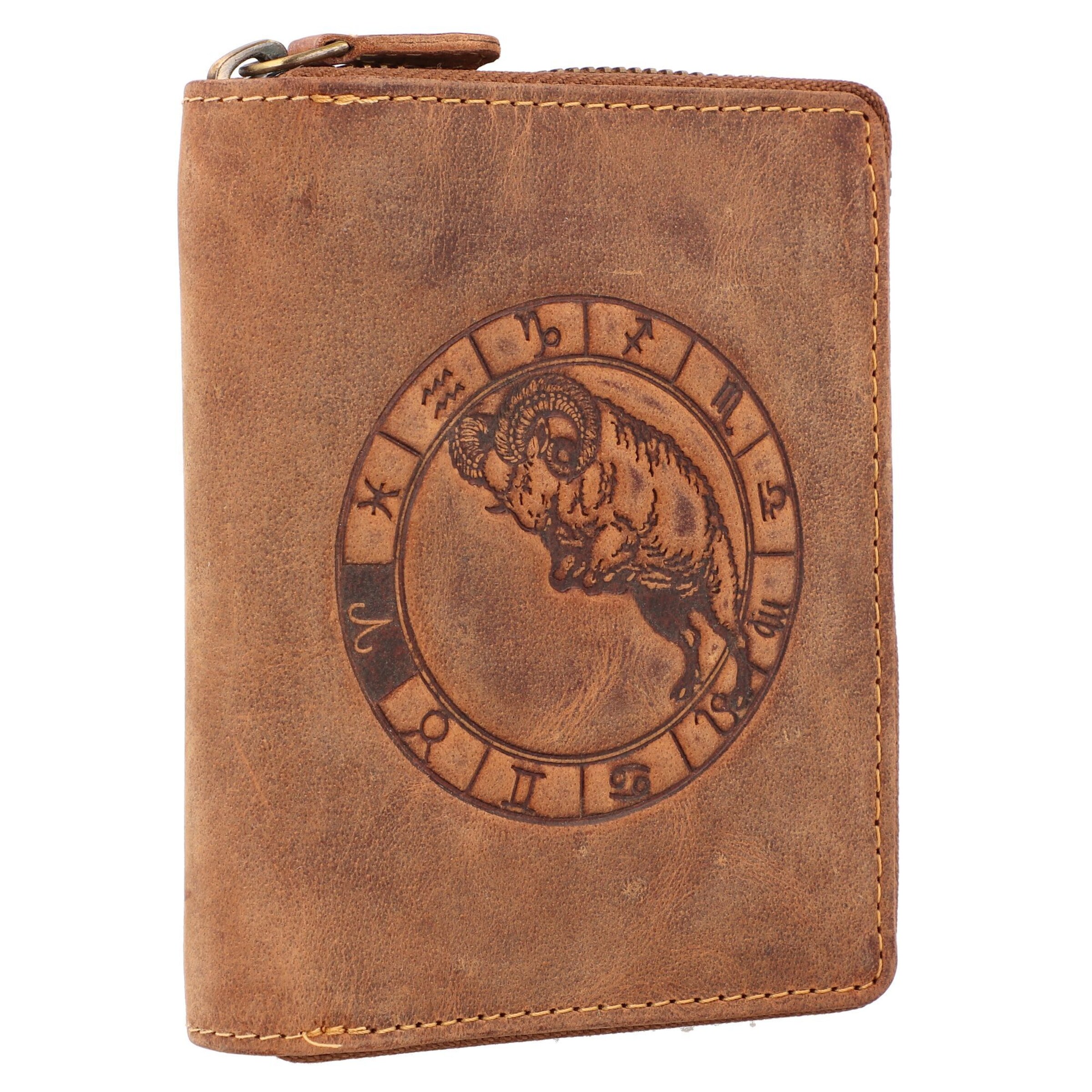GREENBURRY Wallet 'Vintage 821A' in Brown