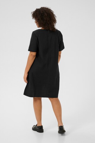 KAFFE CURVE Jurk 'Bella May' in Zwart