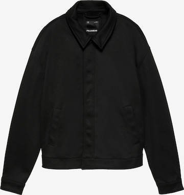 Pull&Bear Välikausitakki värissä musta: etupuoli
