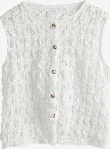 Next Vest in White: front