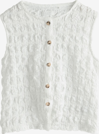 Palaidinė be rankovių iš Next, spalva – balta, Prekių apžvalga