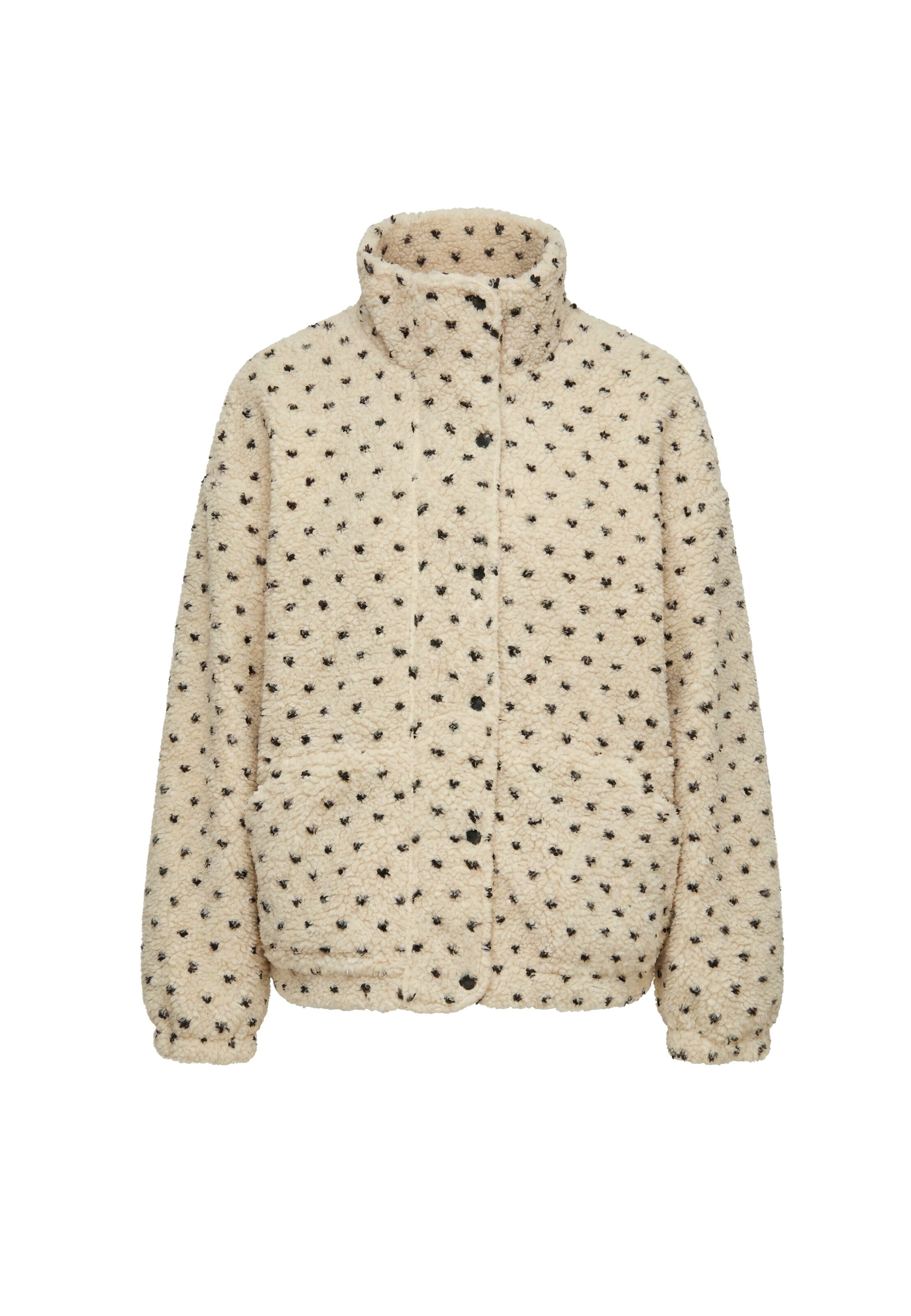 usha WHITE LABEL Chaqueta de entretiempo en M en beige / negro, Vista del producto