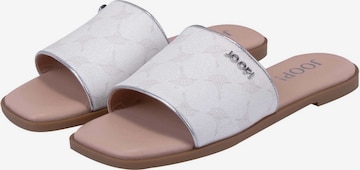 JOOP! Mules 'Mazzolino Merle' in White: front