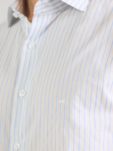 Coupe regular Chemise 'Dobby' Michael Kors en bleu