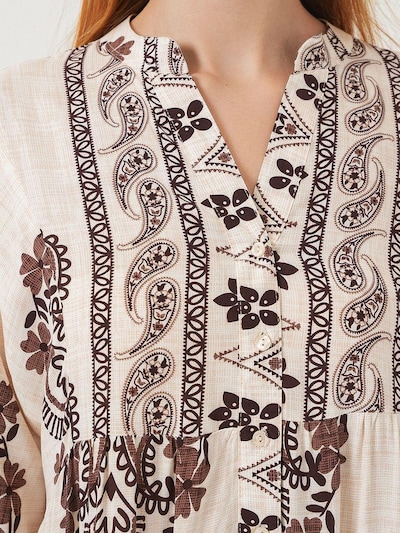 Abito Bigdart di colore marrone / bianco, Visualizzazione prodotti